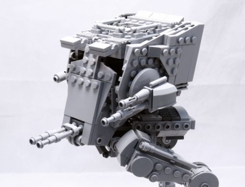 Fan creates a poseable Lego AT-ST