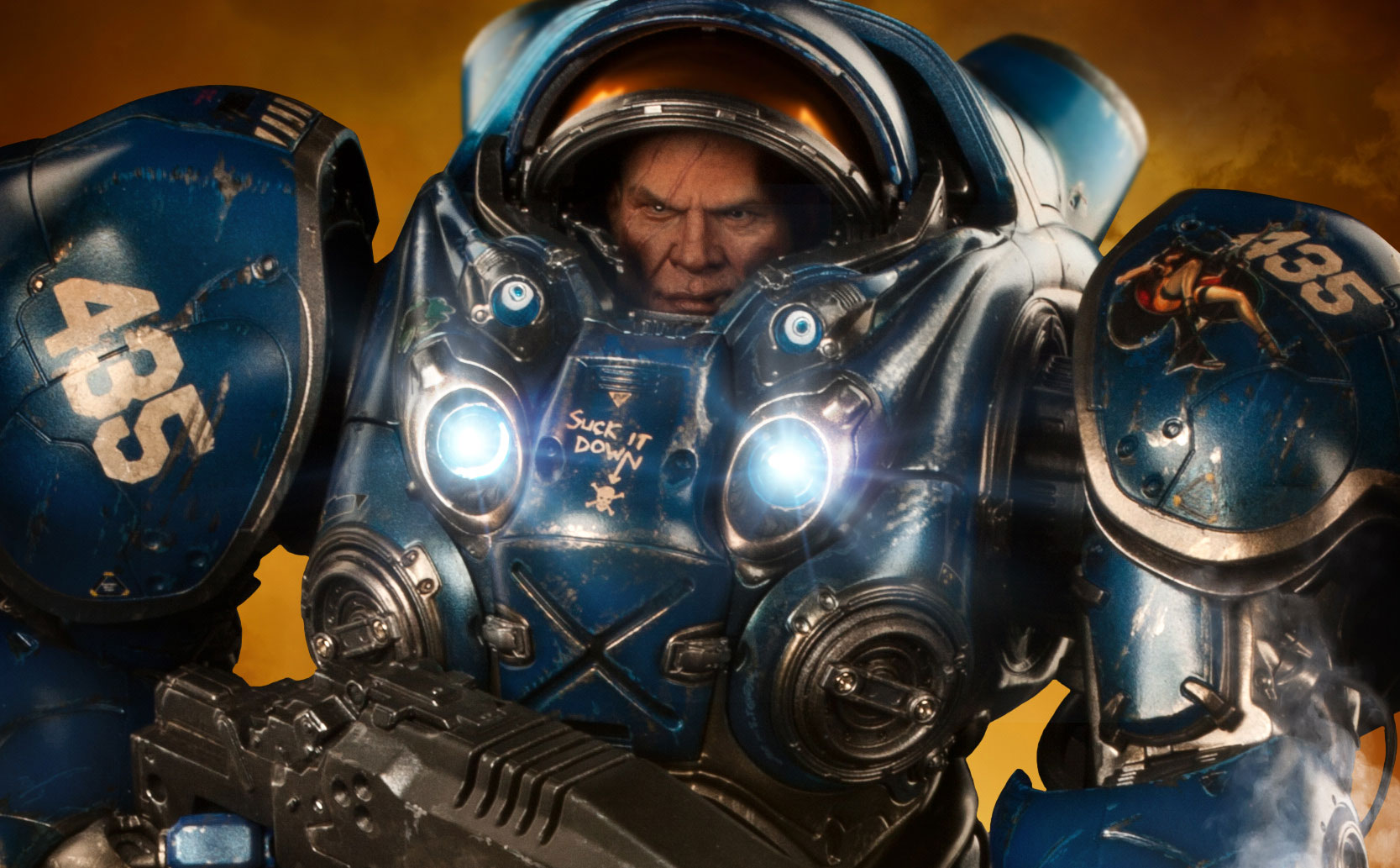 Tychus from Starcraft 2 - one massive figure from Sideshow Collectibles.